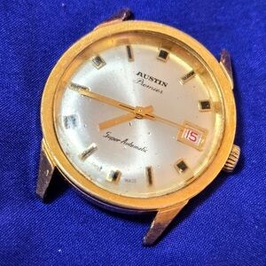 Austin Super Automatic Vintage Swiss Made Mens Watch Needs Service